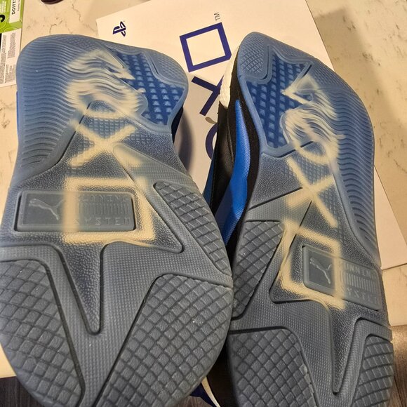 Puma x PlayStation RS-X Black Team Royal Men Unisex Black Team MENS SIZE 10 NEW - Picture 6 of 10